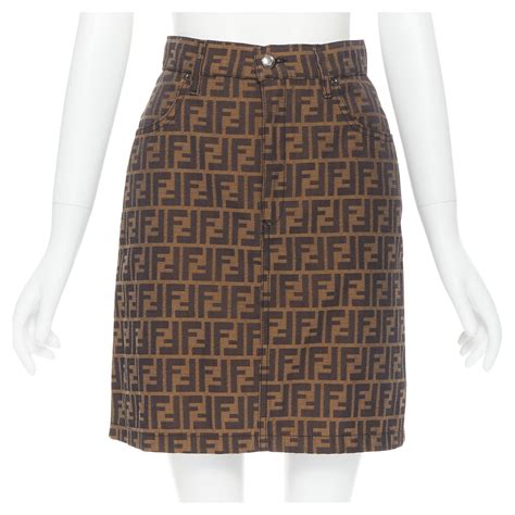 vintage fendi monogram skirt|Vintage Fendi Skirt .